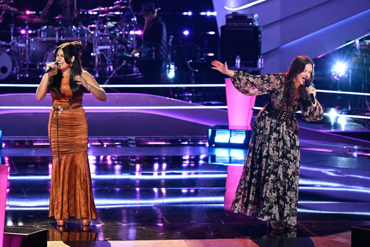 Kirbi and Carolina Rodriguez on The Voice