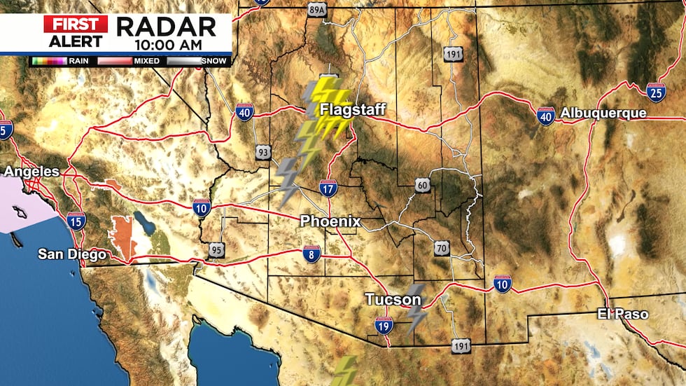 Northern Arizona lightning