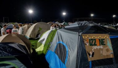 Izzone campout returns, marking a new season of MSU Basketball