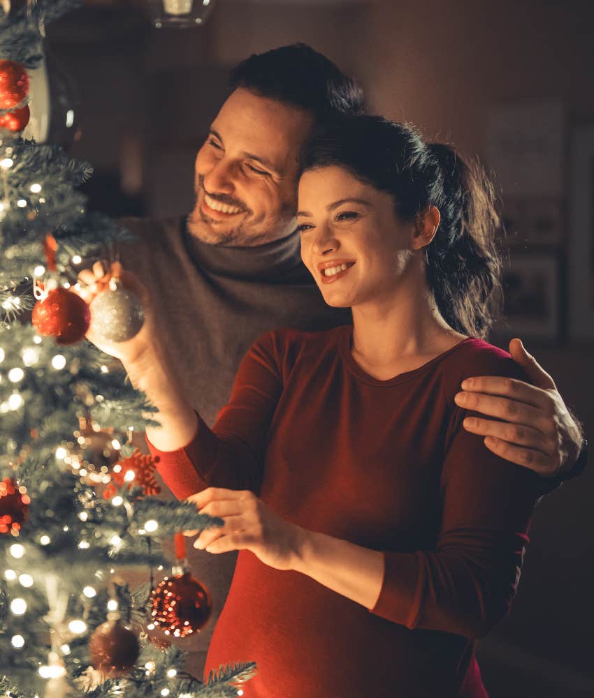 People Are Making These Sacrifices to Save Money This Holiday Season couple celebrating holiday on different day