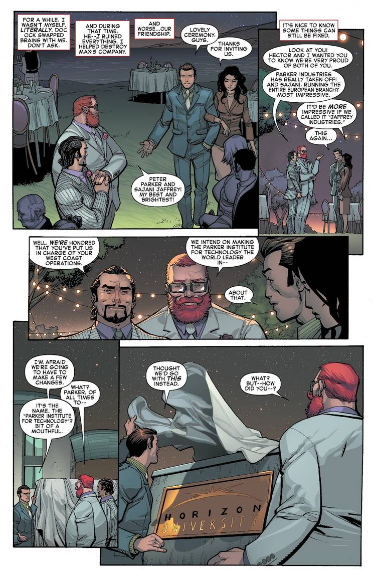 Spider-Man reveals Horizon University