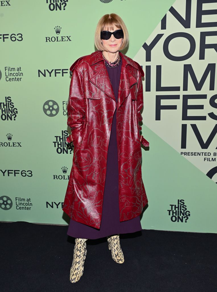 Anna Wintour attends the premiere of "Is This Thing On?" during the New York Film Festival