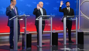 Mamdani, Cuomo and Sliwa face off in 1st NYC mayoral debate