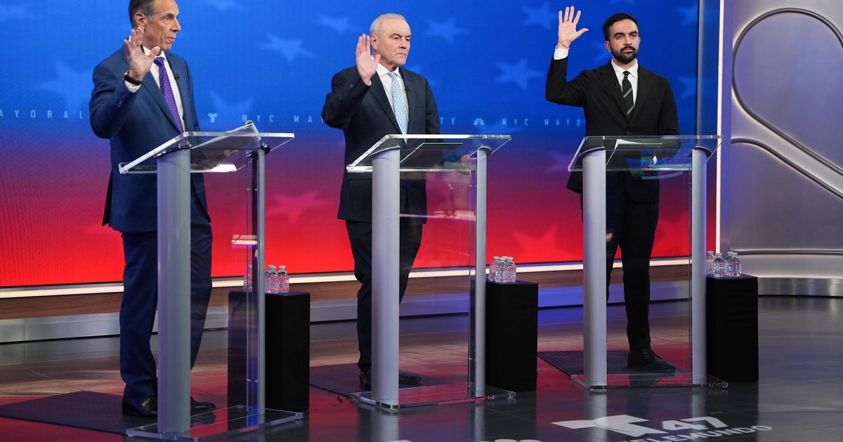 Mamdani, Cuomo and Sliwa face off in 1st NYC mayoral debate
