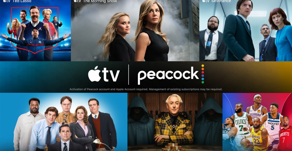 Apple TV and Peacock announce a $15 monthly subscription bundle