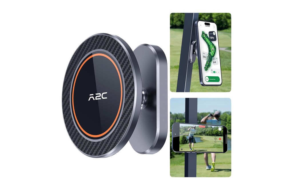 A2C Alloy Magnetic Golf Cart Phone Holder