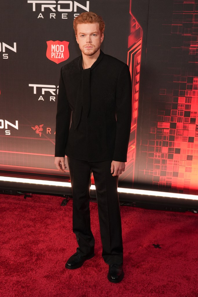 Cameron Monaghan attends the "Tron: Ares" premiere