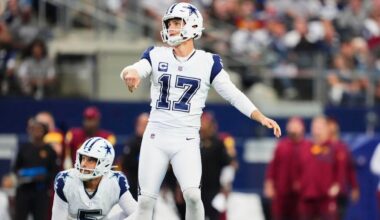 Cowboys' Brandon Aubrey becomes first kicker in NFL history with five made field goals of 60-plus yards