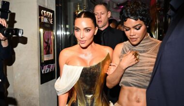 Kim Kardashian Continues Birthday Festivities in France With 'All's Fair' Castmates