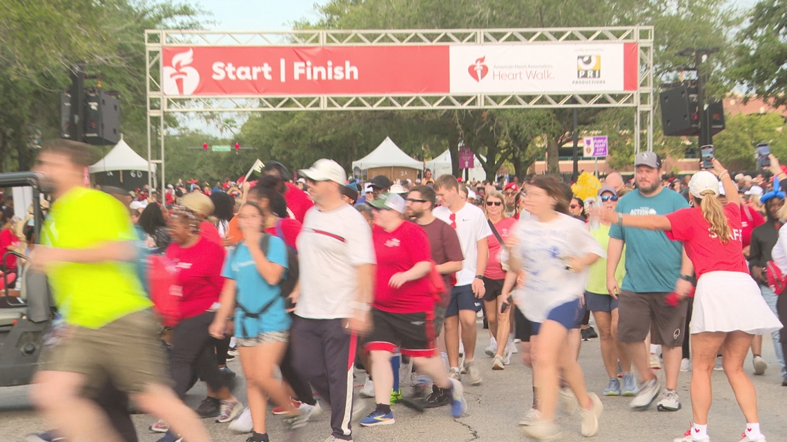 Jacksonville Heart Walk raises over $1.1M for heart health