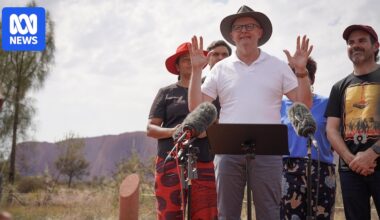 'Change is hard, but progress occurs': Albanese chats land rights on NT visit