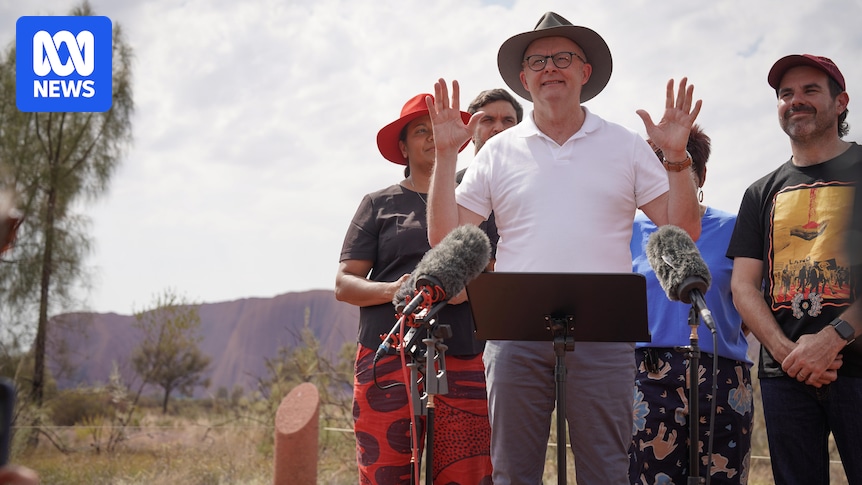 'Change is hard, but progress occurs': Albanese chats land rights on NT visit