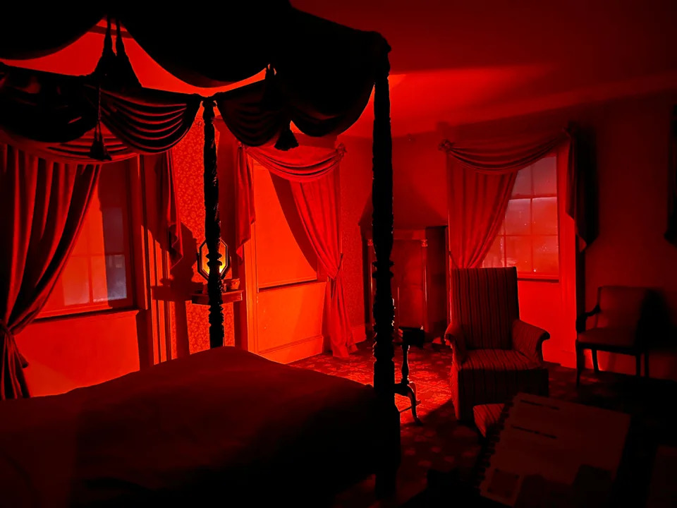 Aaron Burr's room at the Morris-Jumel Mansion.