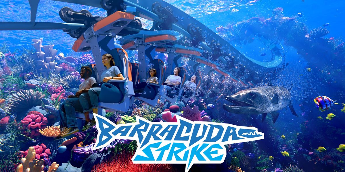 SeaWorld San Antonio opening Barracuda Strike coaster in 2026