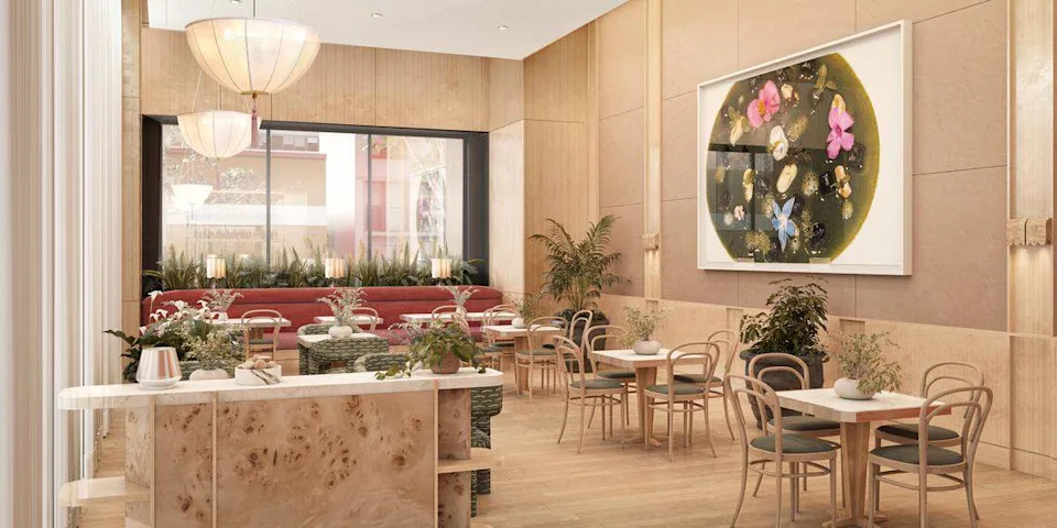 Rendering of Cafe Mirador inside Forty Five Ten at 3220 W. 7th St. in Fort Worth.