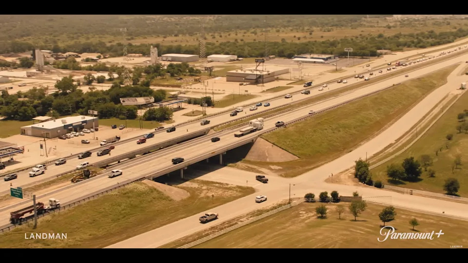 Interstate 30 between Aledo and Fort Worth can be seen in the new “Landman” season 2 trailer.