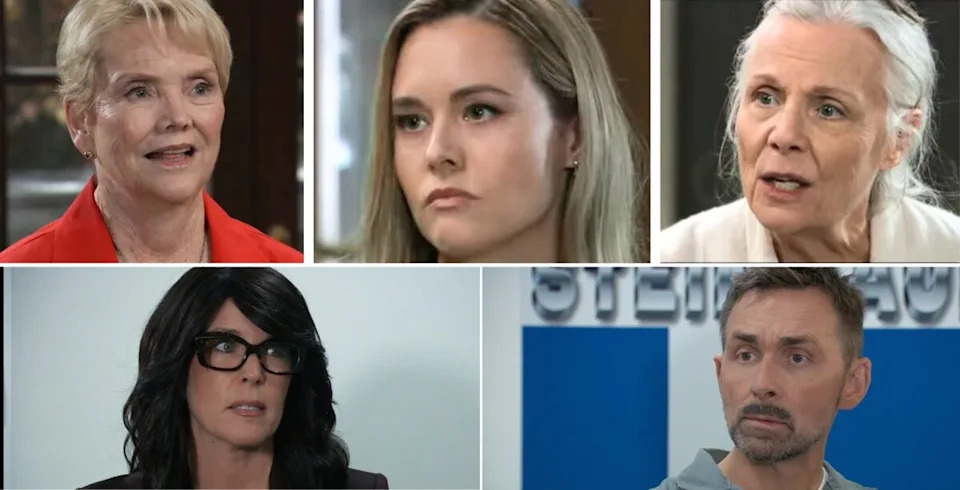 General Hospital's Ronnie, Jacinda, TRacy, Carly, Valentin