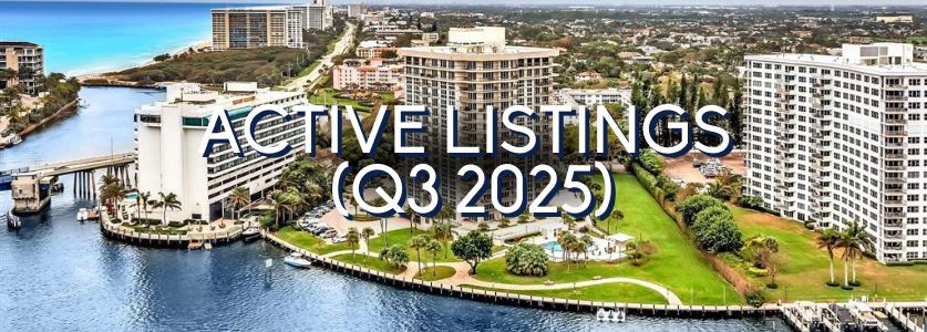 boca raton active listings q2 2025