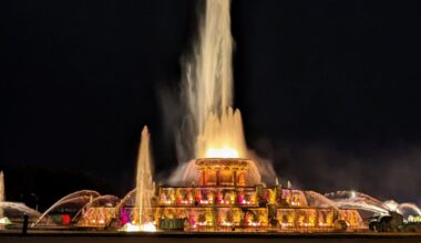 Buckingham Fountain display closes for winter on Halloween night – NBC Chicago