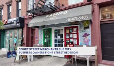 Brooklyn business owners sue NYC over new court street bike lane