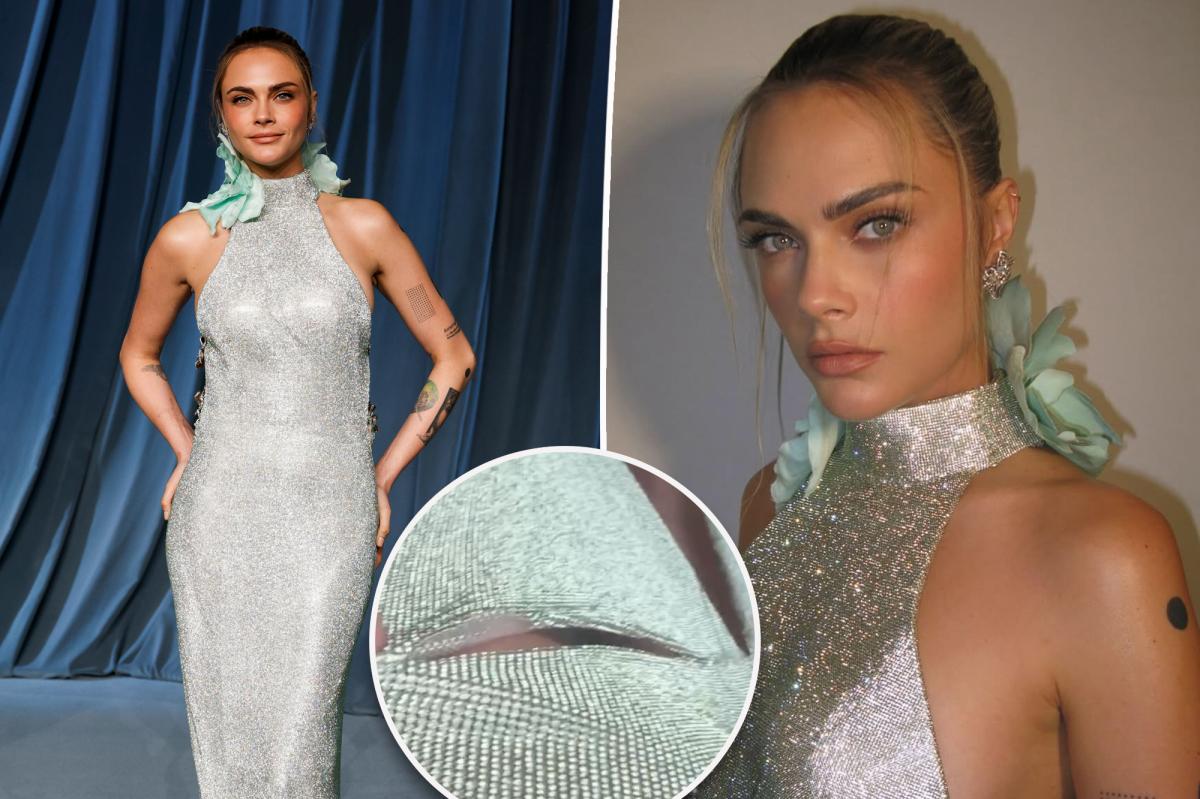 Cara Delevingne shares her Academy Museum Gala wardrobe malfunction on Instagram