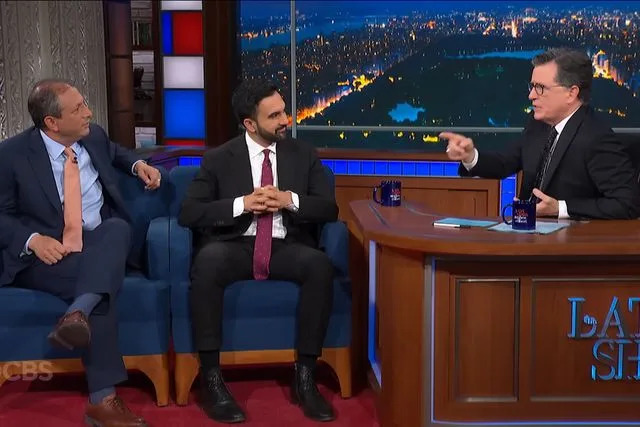 The Late Show with Stephen Colbert/YouTube Zohran Mamdani and Brad Lander on 'The Late Show With Stephen Colbert'