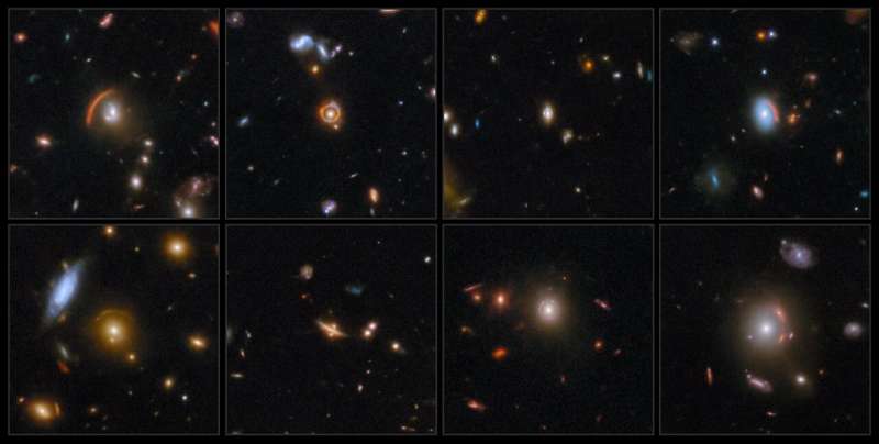 Check out these gravitational lenses imaged by Webb during its first run