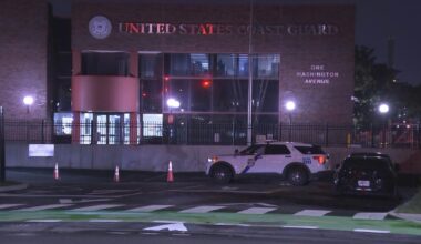 Man drives through Philadelphia Coast Guard security gate, hits officer with surveillance camera, police say