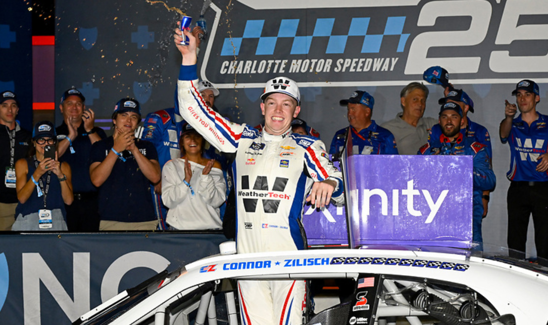 Connor Zilisch Gets 10th Win, as All Four JR Motorsports Drivers Advance in Xfinity Playoffs