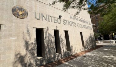 The Albert Armendariz, Sr. Federal Court in El Paso, Texas, will hold the hearing for the redistricting Case from Oct. 1 to Oct. 10. (Spectrum News 1/Luis Garcia)