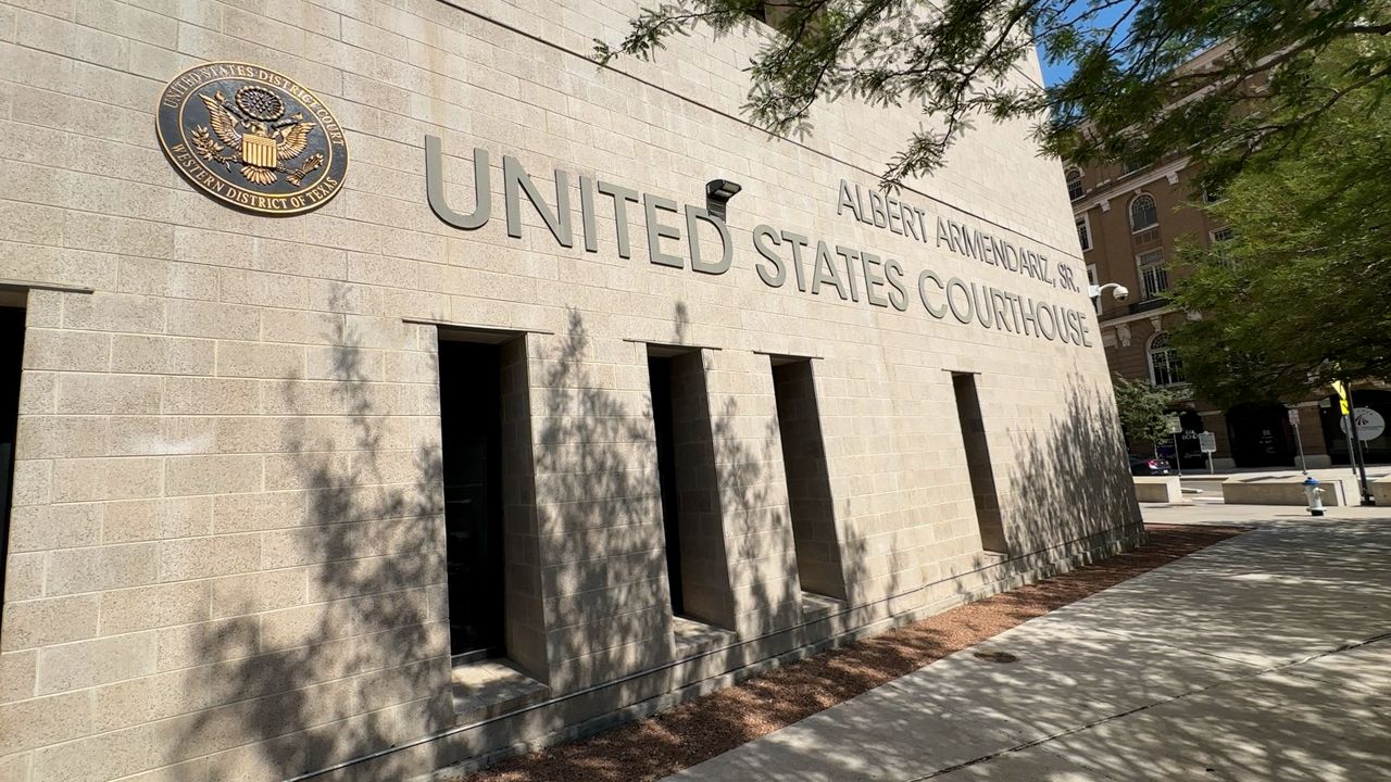 The Albert Armendariz, Sr. Federal Court in El Paso, Texas, will hold the hearing for the redistricting Case from Oct. 1 to Oct. 10. (Spectrum News 1/Luis Garcia)