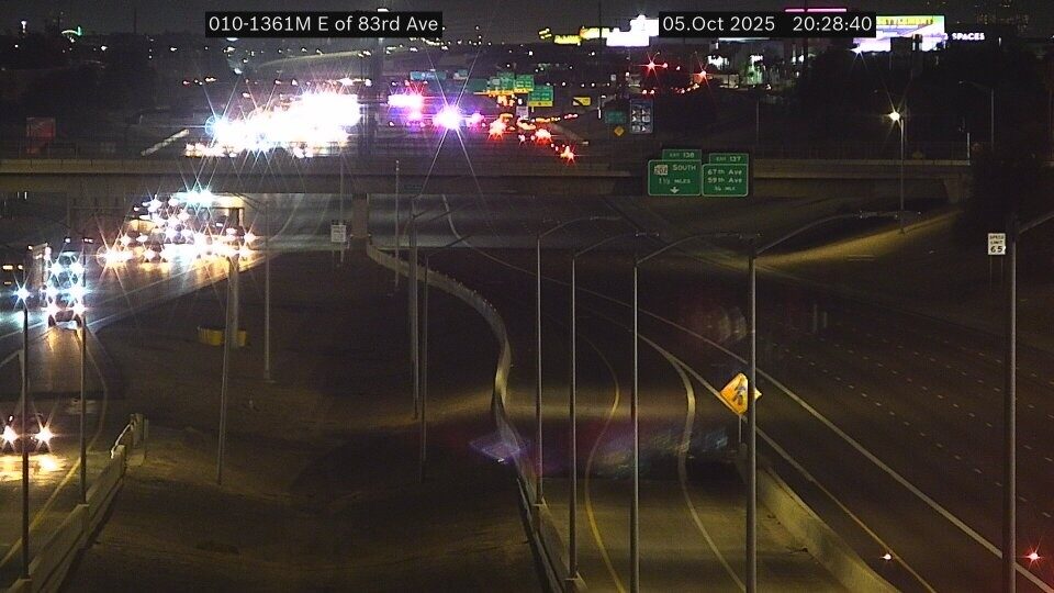 crash Interstate 10 eastbound...