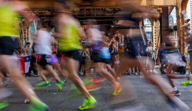 Federal activity has runners taking extra precautions