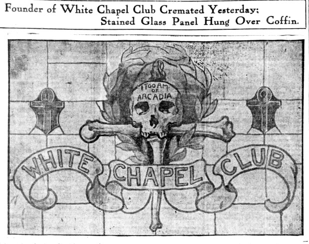 The Chicago Daily Tribune announces the cremation of Dr. Hugh Blake Williams, the founder of the Whitechapel Club, on Dec. 7, 1911. (Chicago Tribune)