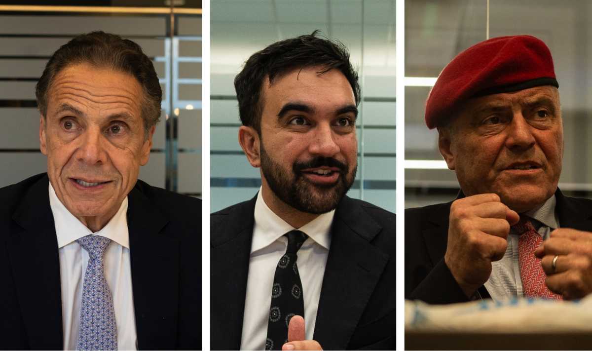 Meet the next NYC mayor: amNY talks with Zohran Mamdani, Andrew Cuomo and Curtis Sliwa ahead of the 2025 election 1 NYC Mayor's Race headshots Cuomo Mamdani Sliwa