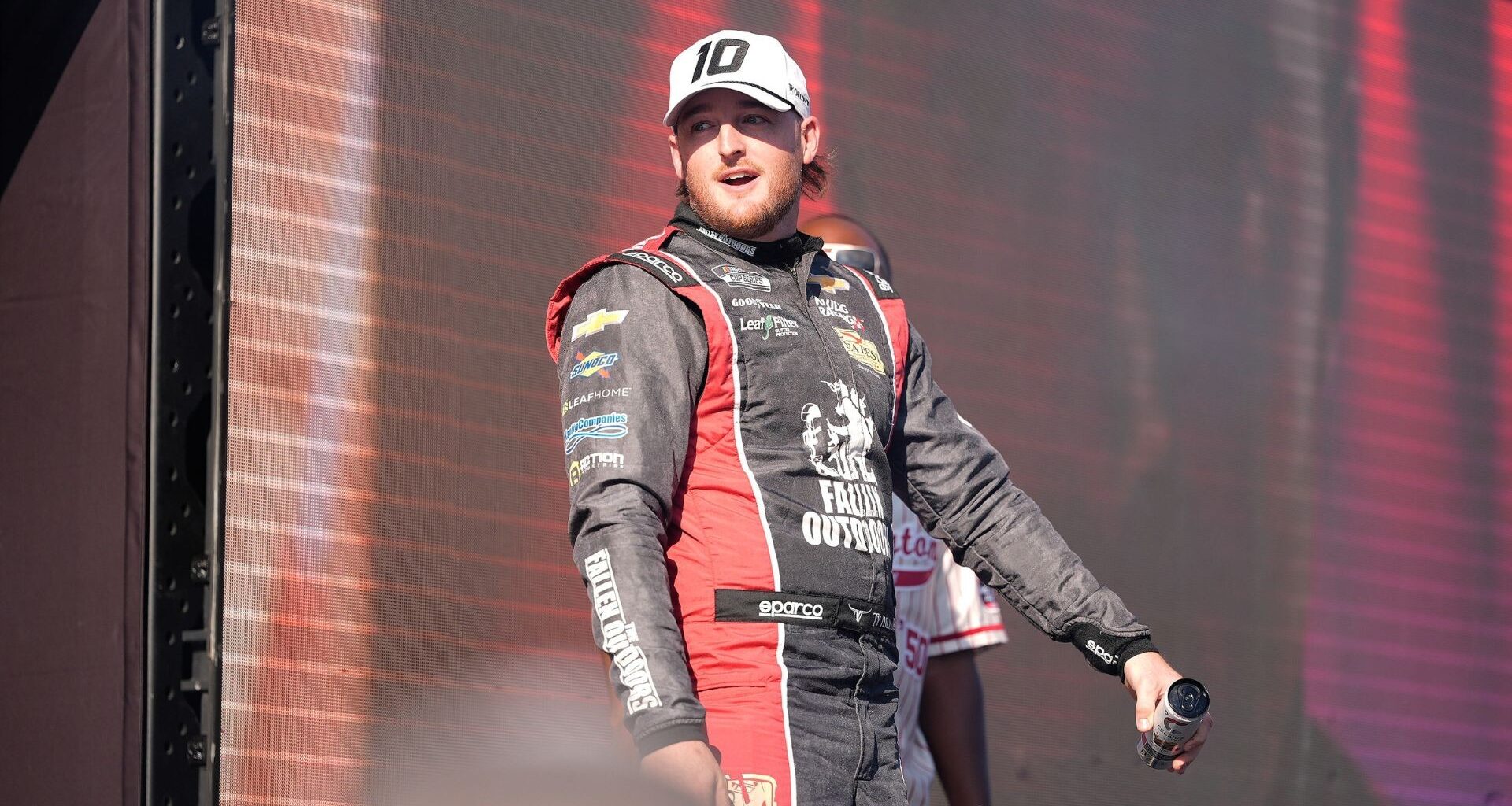 Oct 11, 2025; Las Vegas, Nevada, USA; NASCAR Cup Series driver William Byron (24) during qualifying for the South Point 400 at Las Vegas Motor Speedway
