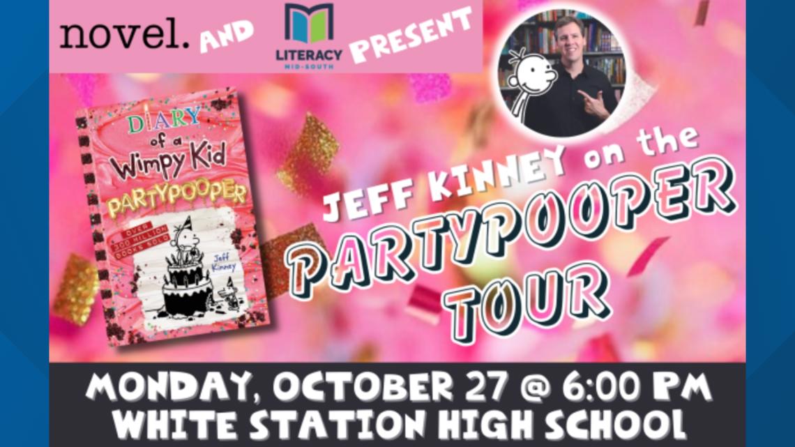 Jeff Kinney to celebrate new Wimpy Kid book at White Station High