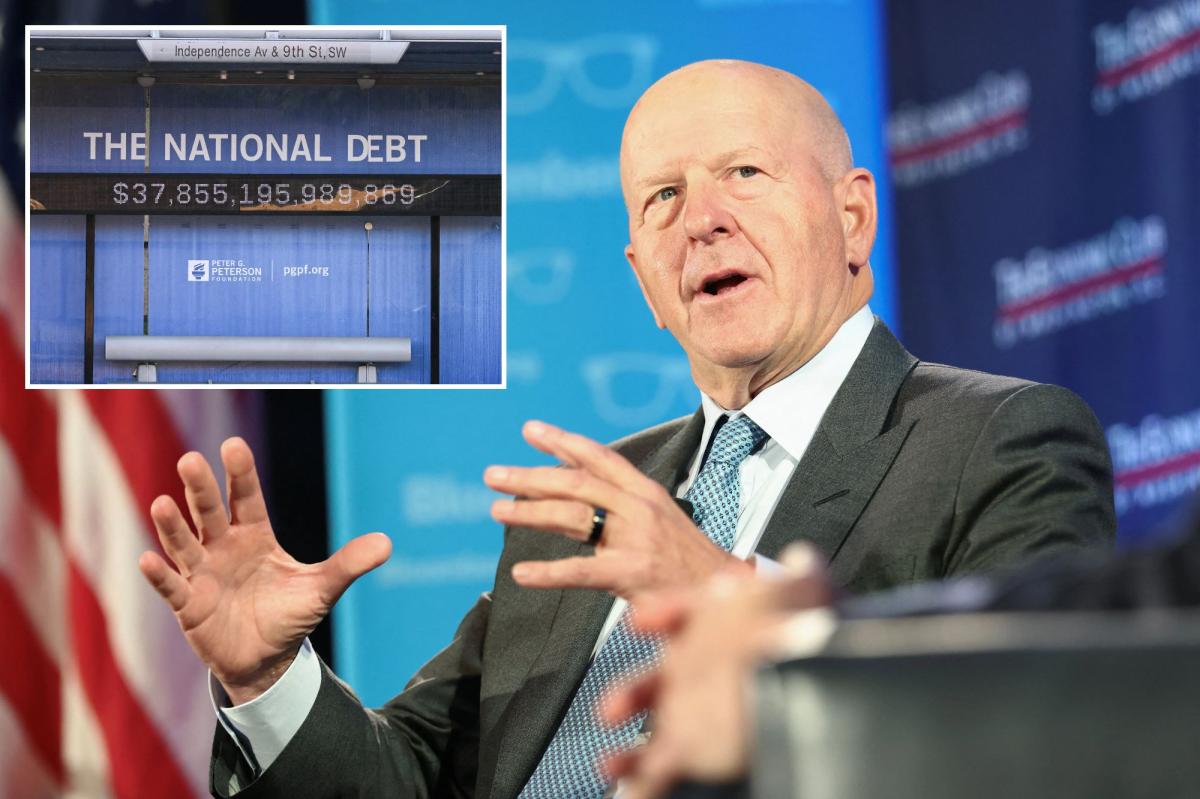 Goldman Sachs CEO David Solomon worried about mounting US debt