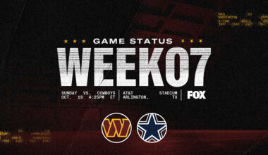 Game status | Terry McLaurin ruled out vs. Cowboys