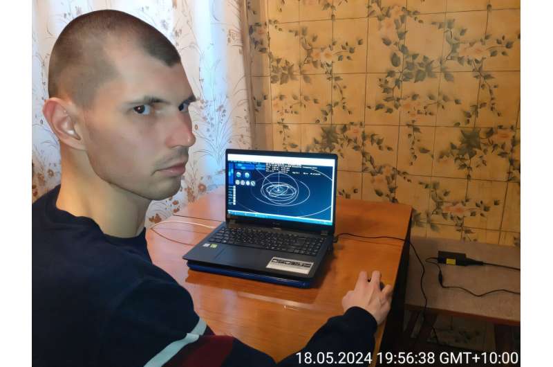 Dedicated amateur discovers supernova in remote galaxy
