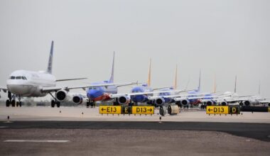 A ground delay was issued for Phoenix Sky Harbor International Airport on Monday due to low cloud c...