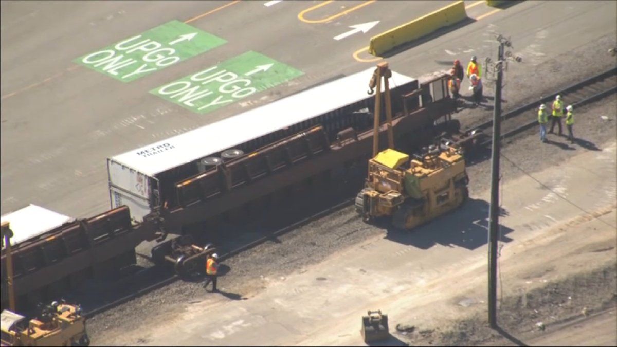 Train derailment reported in City of Industry – NBC Los Angeles