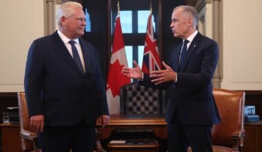 Carney says now is not the time to hit back at U.S. over tariffs