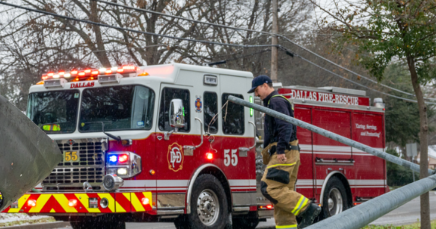 Two firefighters hospitalized after intense Dallas condo fire damages top floor, officials say