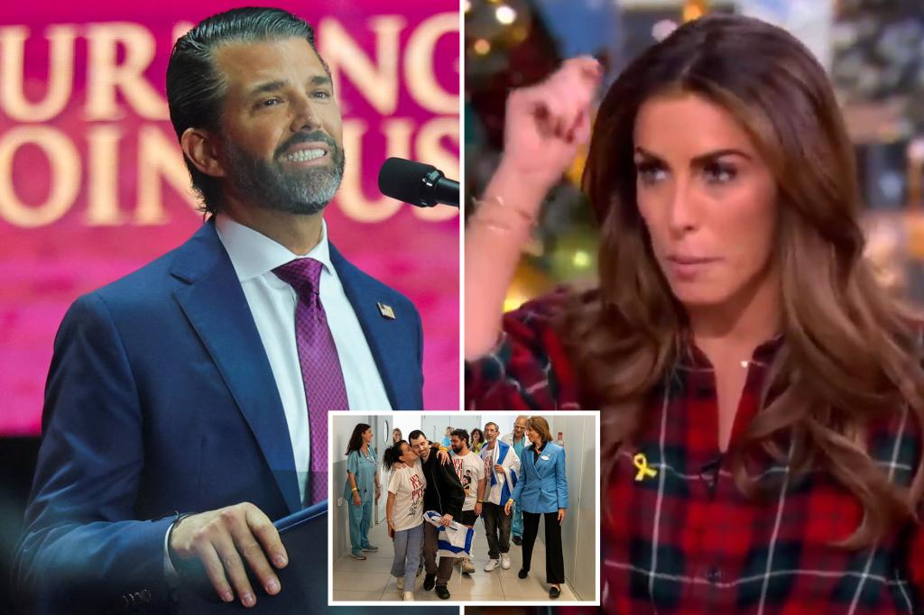 Don Jr. eggs on 'The View' host Alyssa Farah Griffin over MAGA hat-hostage promise