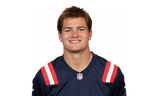 A headshot of Drake Maye