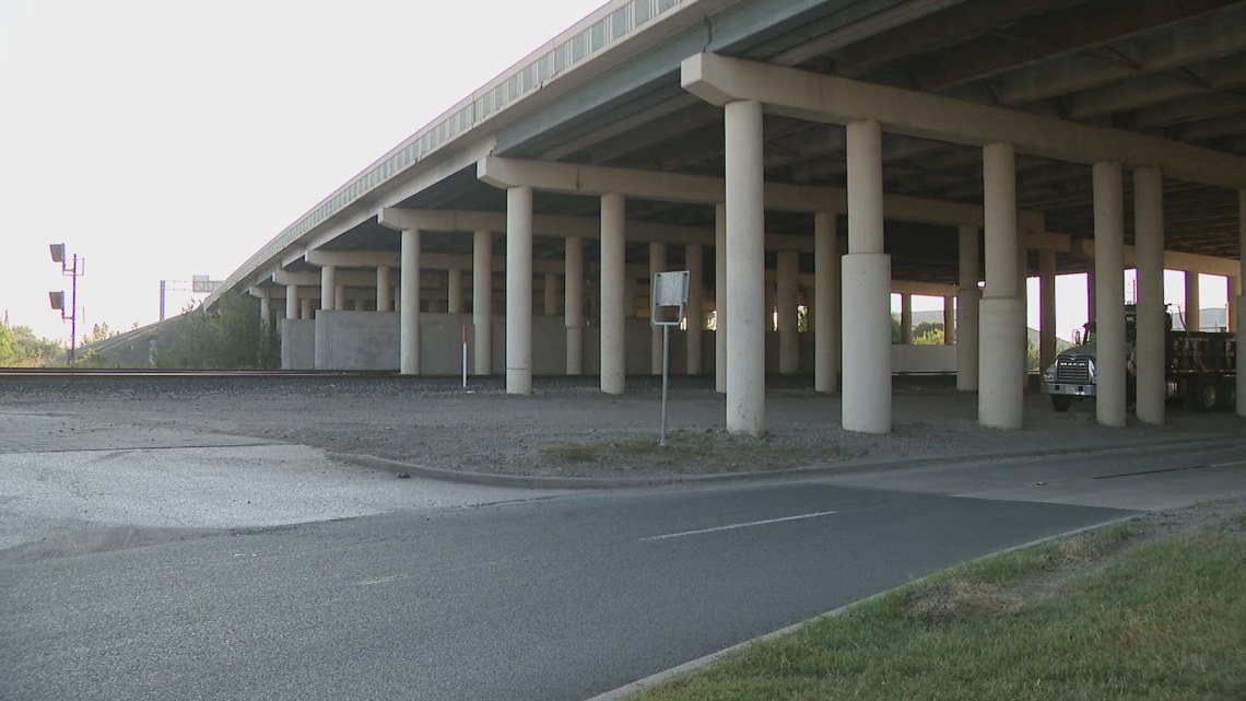 Man found hanging and on fire under Houston freeway, police say