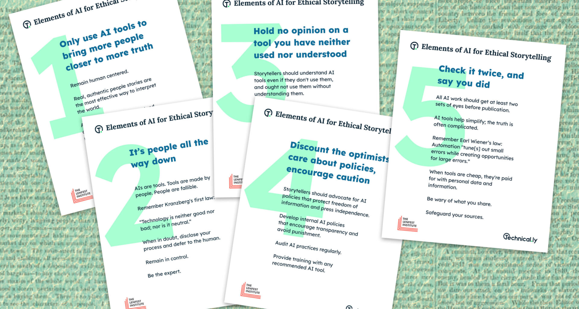 5 journalism principles for ethical use