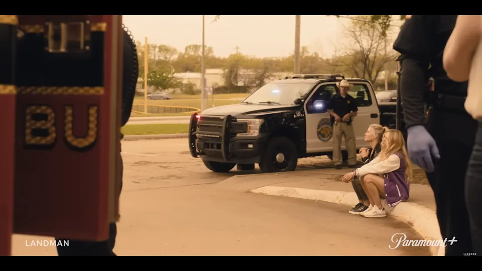 The exterior of Hilltop Park Rehabilitation and Care Center in Weatherford is seen in the new “Landman” season 2 trailer.