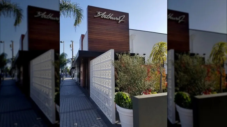 Facade of The Arthur J in Manhattan Beach, California